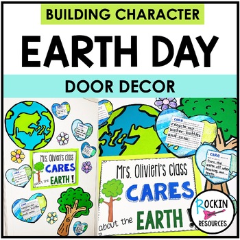 Preview of April Door Decor or Earth Day Bulletin Board