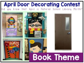 Preview of April Door Decorating Contest- Theme: Books