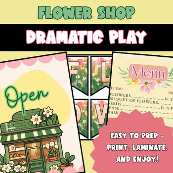 Preview of April Dramatic Play - Flower Shop
