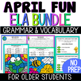 Spring ELA Activities April Word Searches - April & Earth 