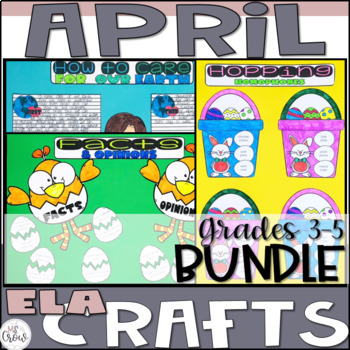 Preview of April ELA Craft Bundle