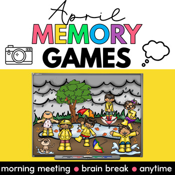 Preview of April Earth Day Activities Morning Meeting Brain Breaks Memory 