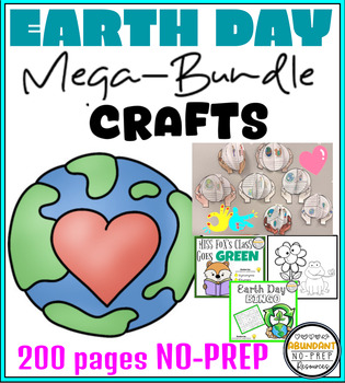 Preview of Earth Day Mega Bundle - Spring Craft - Digital Resources - Escape Room