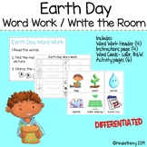 April Earth Day Write the Room + Sentence Writing Activity