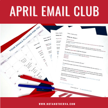 Preview of April Email club