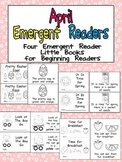 April Emergent Readers - A Book for Each Week- Easter, Spring