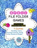April File Folder Games - FREE - Math & Reading Skills