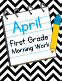 April First Grade Morning Work