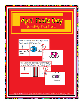 Preview of April Fool's Day-Identify Fractions