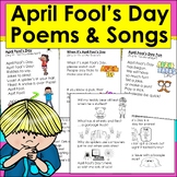 April Fool's Day Poems & Songs For Shared Reading or Fluency