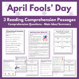 April Fools' Day Reading Comprehension Activities