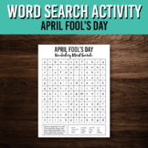 April Fool's Day Vocabulary Word Search Puzzle | Fun Sprin