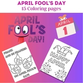 April Fool's Day coloring pages - April Activities