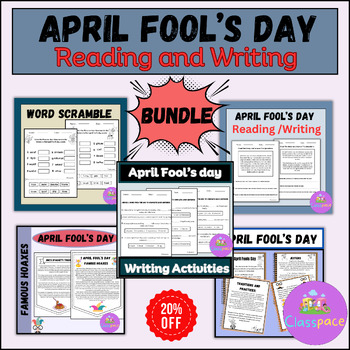 Preview of April Fool's day bundle/Reading ,Handwriting Practice ,worksheets