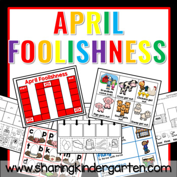 Preview of April Fool Activities April Foolishness Printables Read Aloud Sub Plans