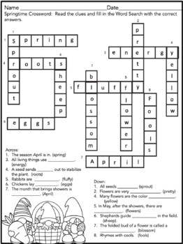 April Fools Crossword Puzzle Gradual Word Trick and Correct Crossword
