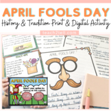 April Fools Day Activities Reading Comprehension Print and Digital Boom Cards