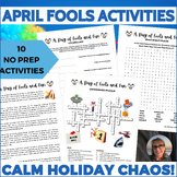 April Fools' Day Activities Puzzles Middle High School Sub