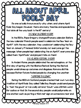 April Fools' Day *BUNDLE* by Teaching Obsessed | TPT
