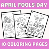 April Fools Day Coloring Pages| Fun Activities Coloring Sheets