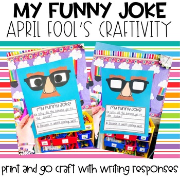 Preview of April Fools Day Craftivity | April Fools Writing Craft | April Fools Activity