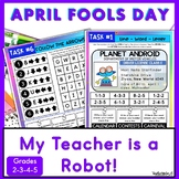 April Fools Day Escape Room Prank ELA Puzzles Upper Elementary 