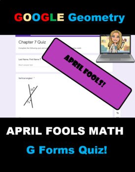 Preview of April Fools Day Geometry Fake Google Forms Quiz