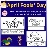 April Fools' Day Hat Crown Craft Activities, Fools' Day Pr