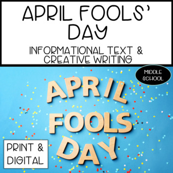 Preview of April Fools Day Informational Text Activities Research and Creative Writing