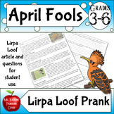 April Fools Day Lirpa Loof Article Activity