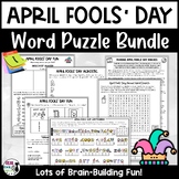 April Fools' Day Puzzle Fun Pack - Word Search, Crossword,