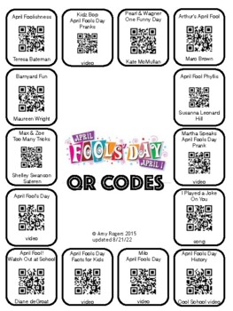 Preview of April Fools Day QR Codes