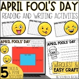 April Fools Day Reading Comprehension Activities with Webq