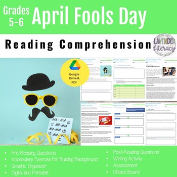 Preview of April Fools Day | Reading Comprehension | April Fools Activities | ELA