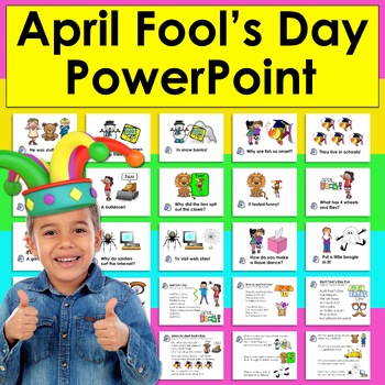 Preview of April Fools Day Slide Show With Jokes and Songs With Sound PPT Digital Center