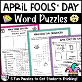 April Fools' Day Word Puzzles - Bell Ringers, Early Finish