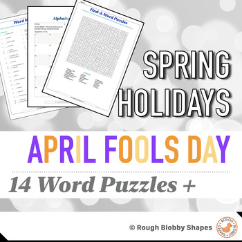 Preview of April Fools Day - Word Puzzles & Literacy