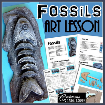 Art Lesson for Kids: Fossil, Art Activity by Art with Creations Claudia ...