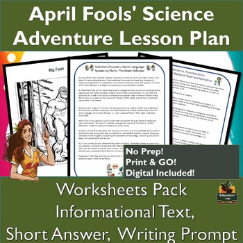 Preview of April Fools' Science Adventure: Fact or Fiction Lesson Plan for High School!