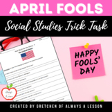 April Fools Day Trick Social Studies Assignment