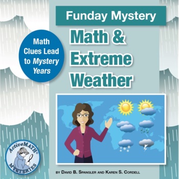 Preview of April Funday Math Puzzle: Extreme Weather Events | Daily Mixed Review