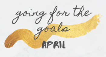 Preview of April Goals Sheet