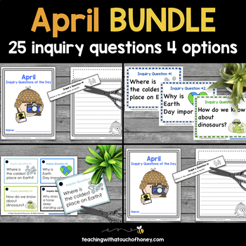 Preview of April Inquiry Question of the Day Bundle