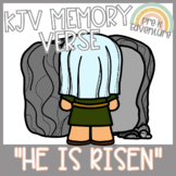 April KJV Memory Verse | He is Risen Weekly Bible Verse