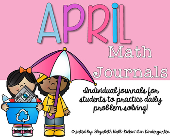 Preview of April Kindergarten Math Journal