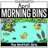 April Kindergarten Morning Tubs / Bins (Morning Work)