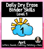 April LEVEL 1 - Dry Erase Binder - Special Education, Morn