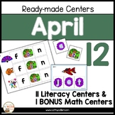 April Literacy Centers Kindergarten & 1st Grade SPRING Sta