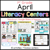 April Literacy Centers: 1st Grade