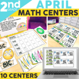 April Math Centers and Activities for 2nd Grade | Spring Math